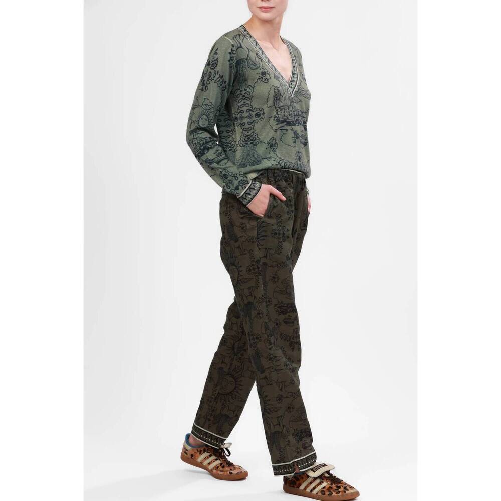 NEW LAS SUREÑAS italian coast pant in green